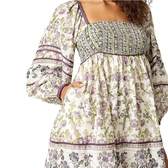 Free People Endless Afternoon Floral Mini Dress - Picture 3 of 10